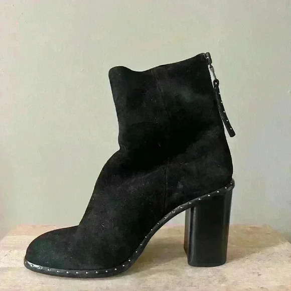 Rag & Bone Suede Blyth Boots Size 36 and a half with studs - Picture 4 of 9